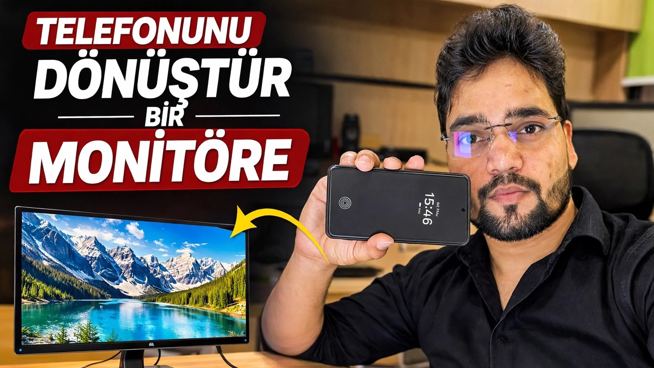 Telefonunuzu Monitöre Dönüştürün 🔥 Yakalama Kartını Kullanma
