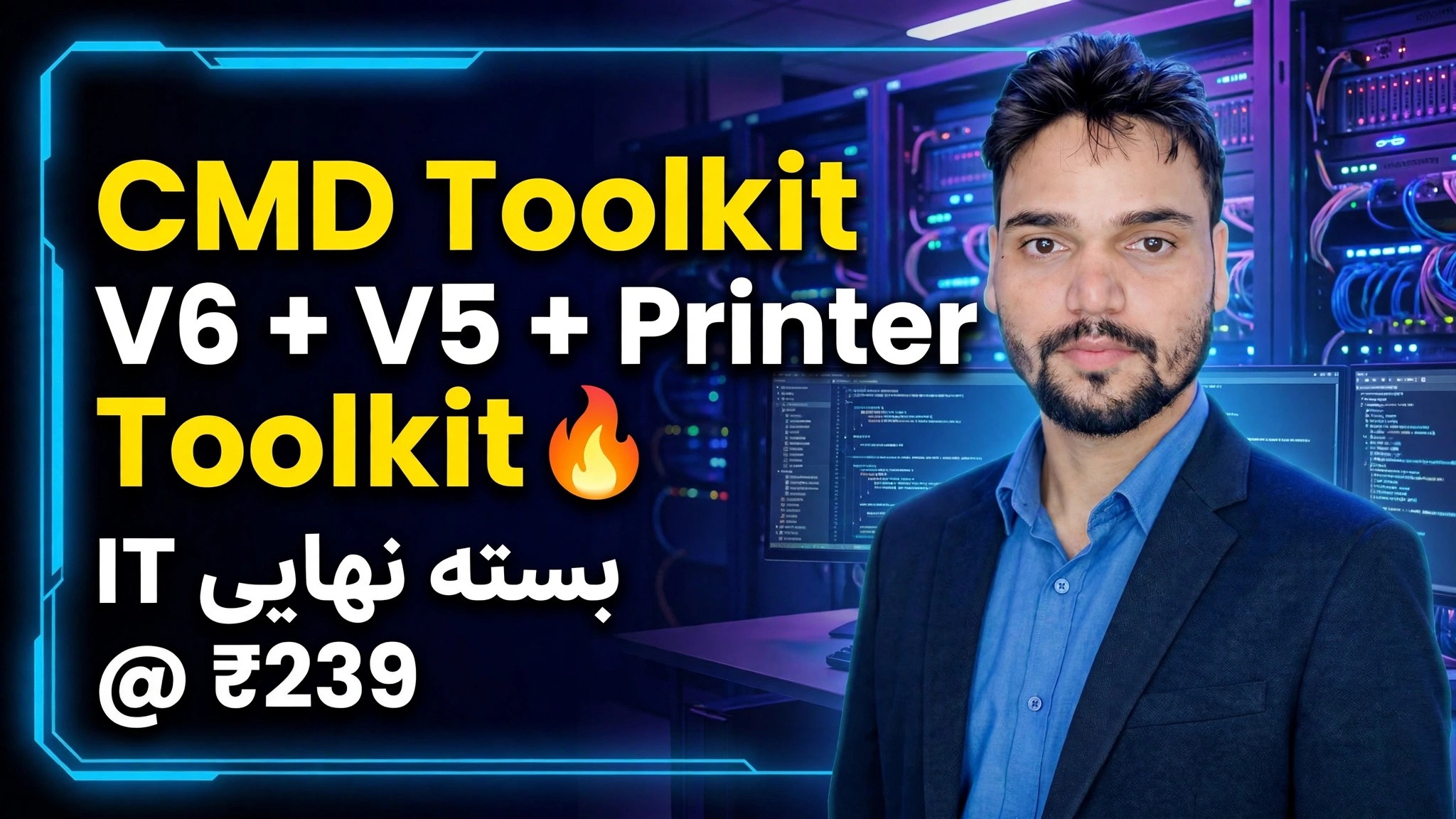 CMD Toolkit V6 + V5 + Printer Toolkit 🔥 Ultimate IT Bundle @ 239 روپیه