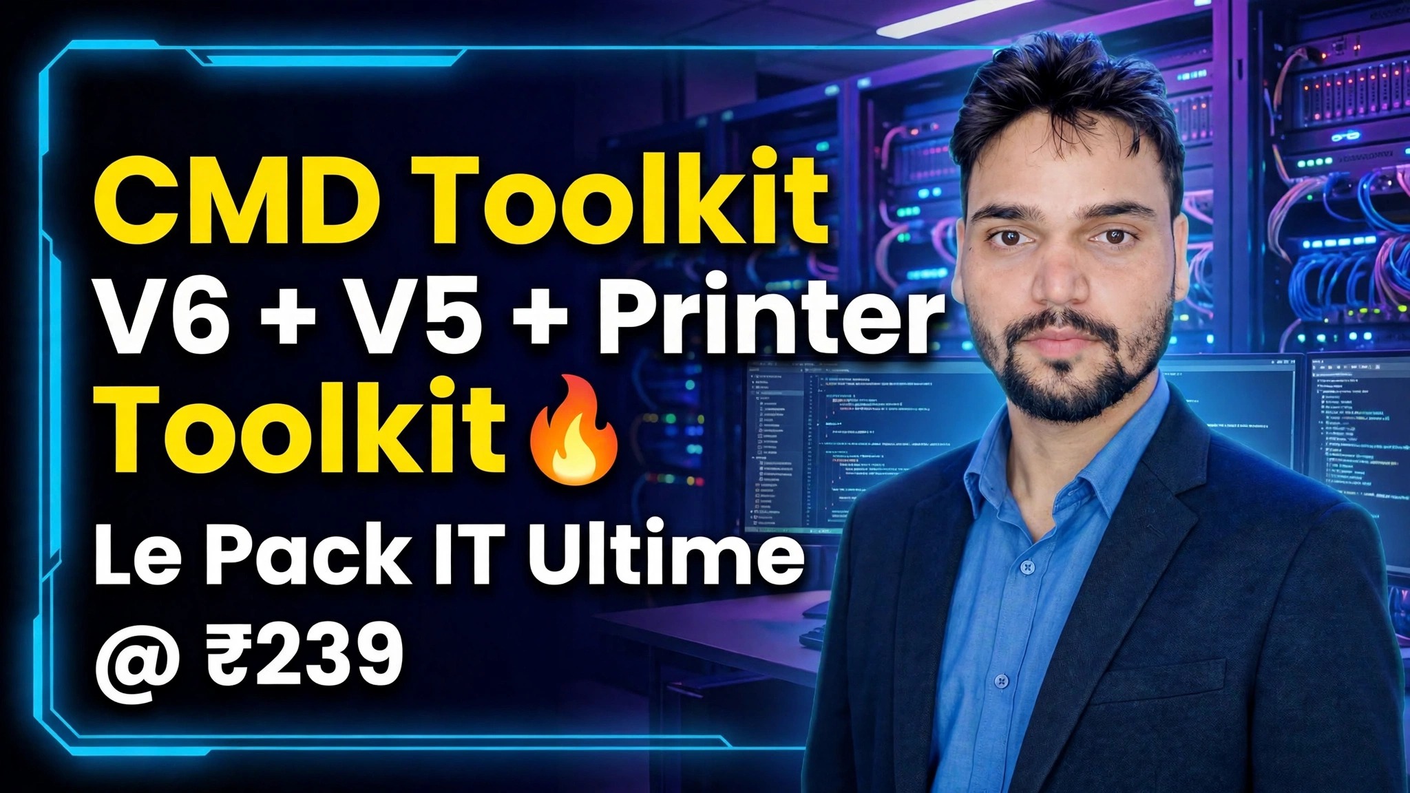 CMD Toolkit V6 + V5 + Printer Toolkit 🔥 Offre groupée informatique ultime à 239 ₹