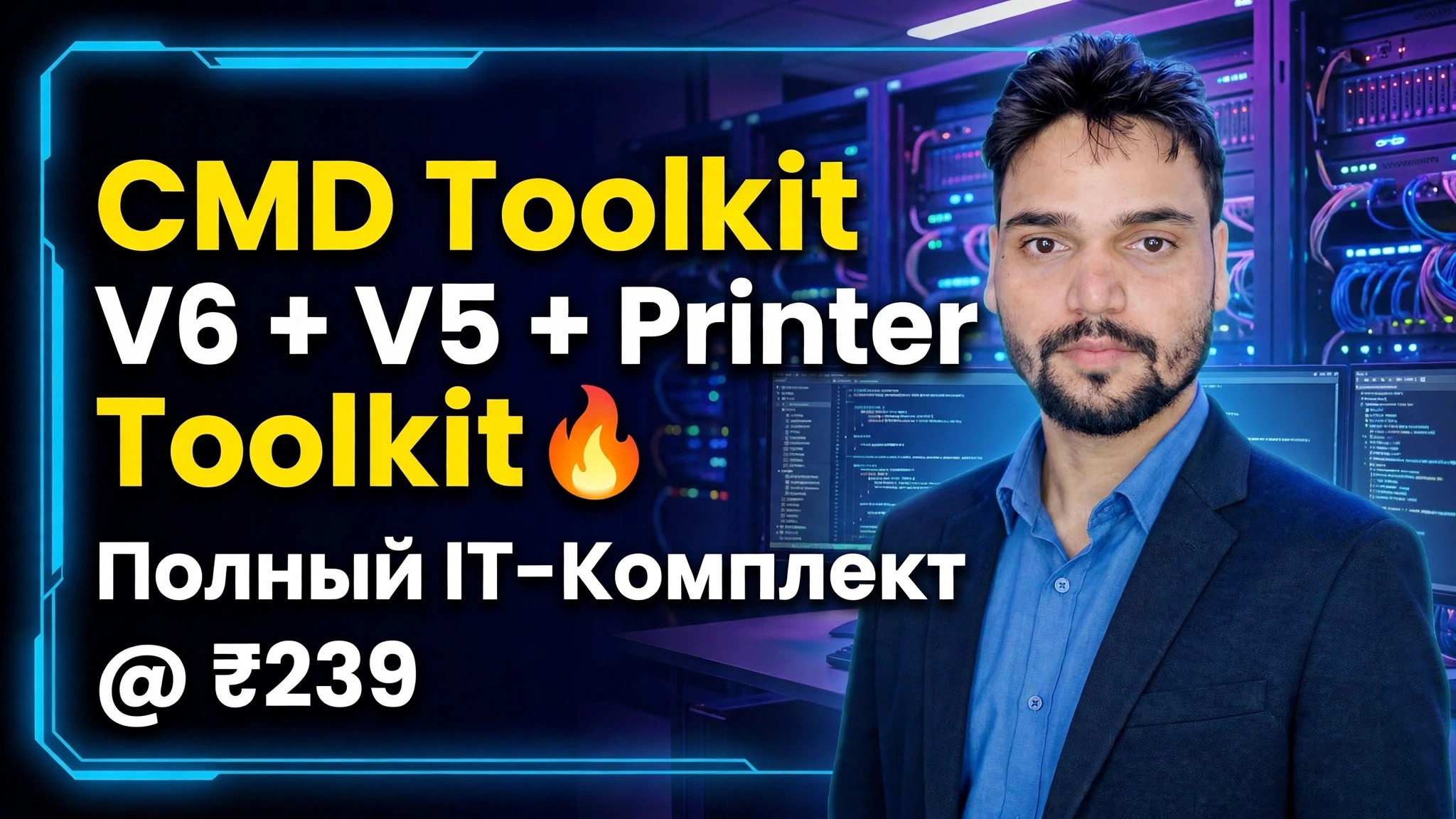 CMD Toolkit V6 + V5 + Printer Toolkit 🔥 Ultimate IT Bundle @ ₹ 239
