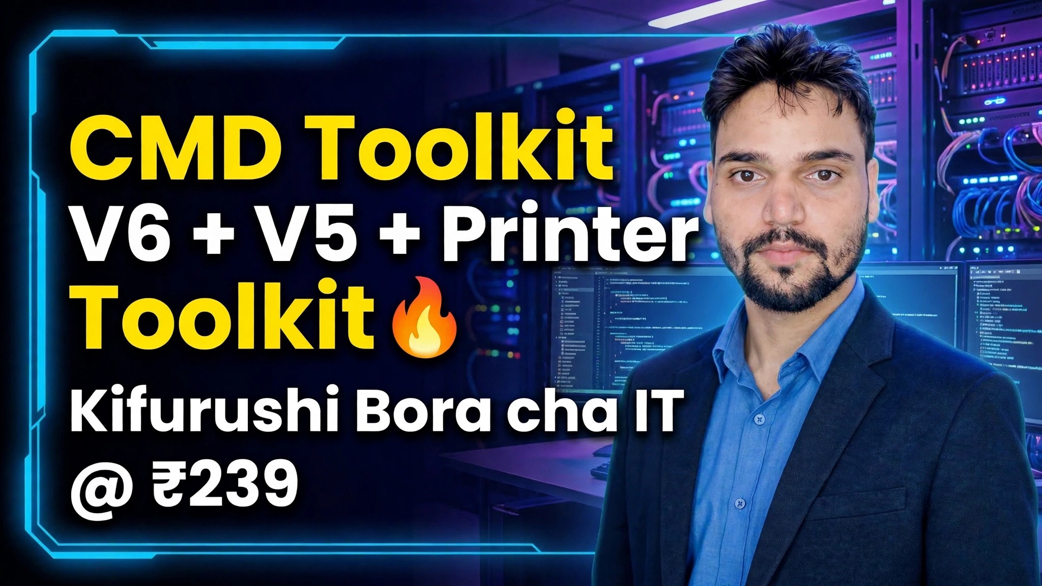 CMD Toolkit V6 + V5 + Printer Toolkit 🔥 Ultimate IT Bundle @ ₹239