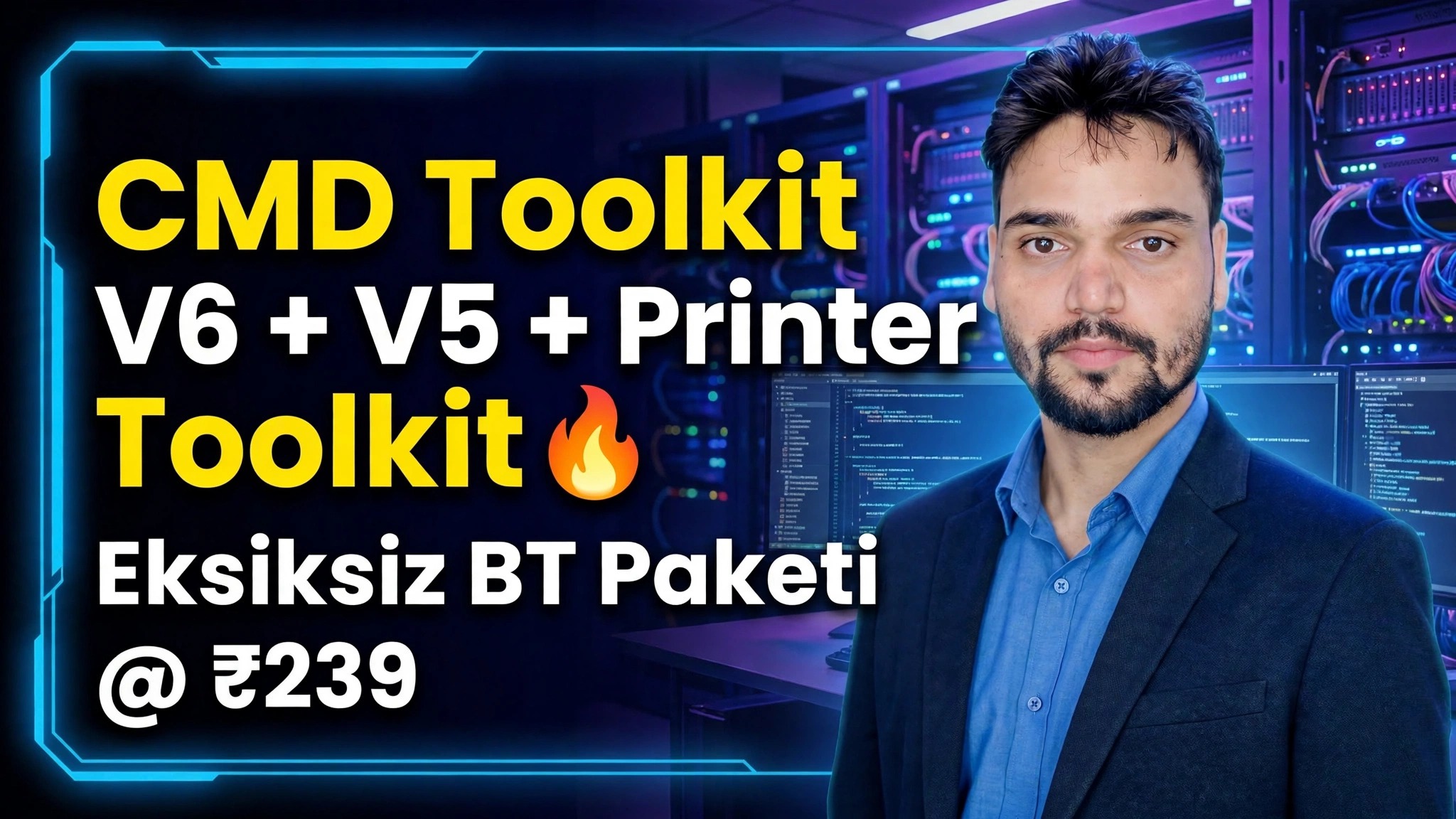 CMD Araç Seti V6 + V5 + Yazıcı Araç Seti 🔥 Ultimate BT Paketi @ ₹239