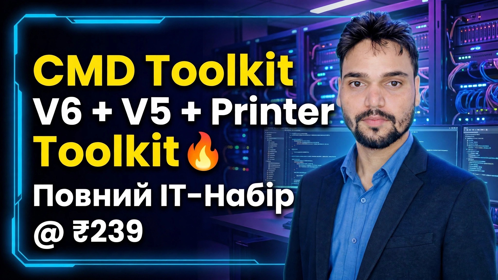 CMD Toolkit V6 + V5 + Printer Toolkit 🔥 Ultimate IT Bundle @ ₹239