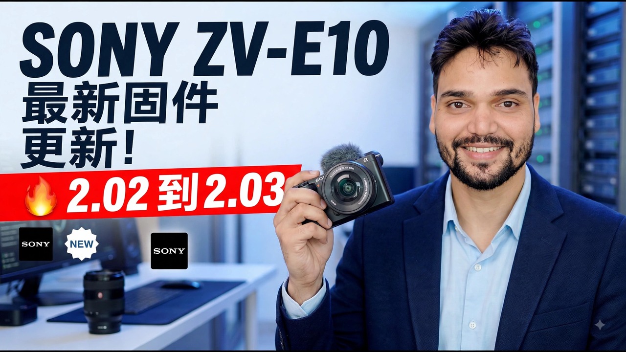 Sony ZV-E10 Firmware 2.03 Update 🚀