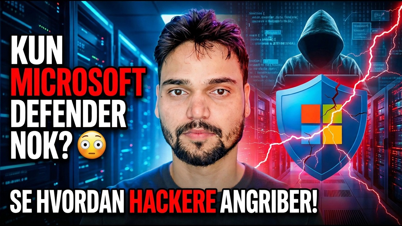 Stoler du kun på Microsoft Defender? ⚠️ Stor sikkerhedsrisiko