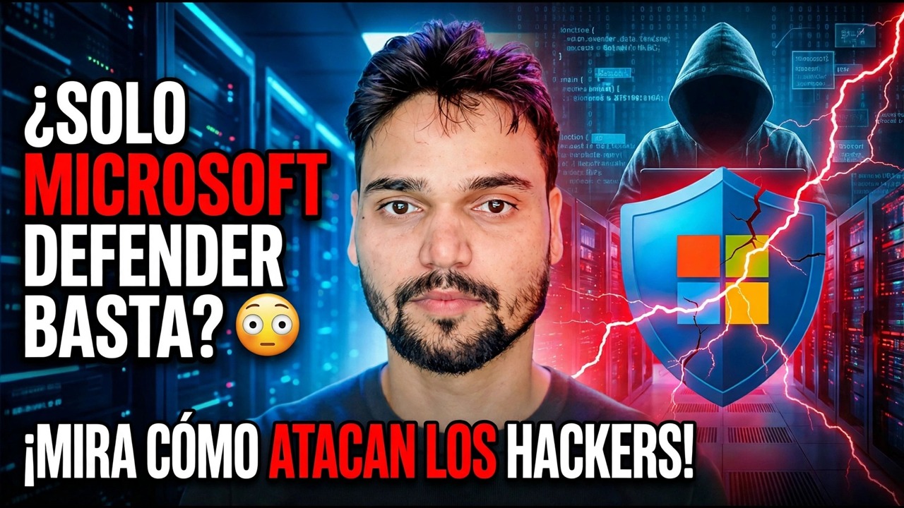 ¿Confiar sólo en Microsoft Defender? ⚠️ Gran riesgo de seguridad
