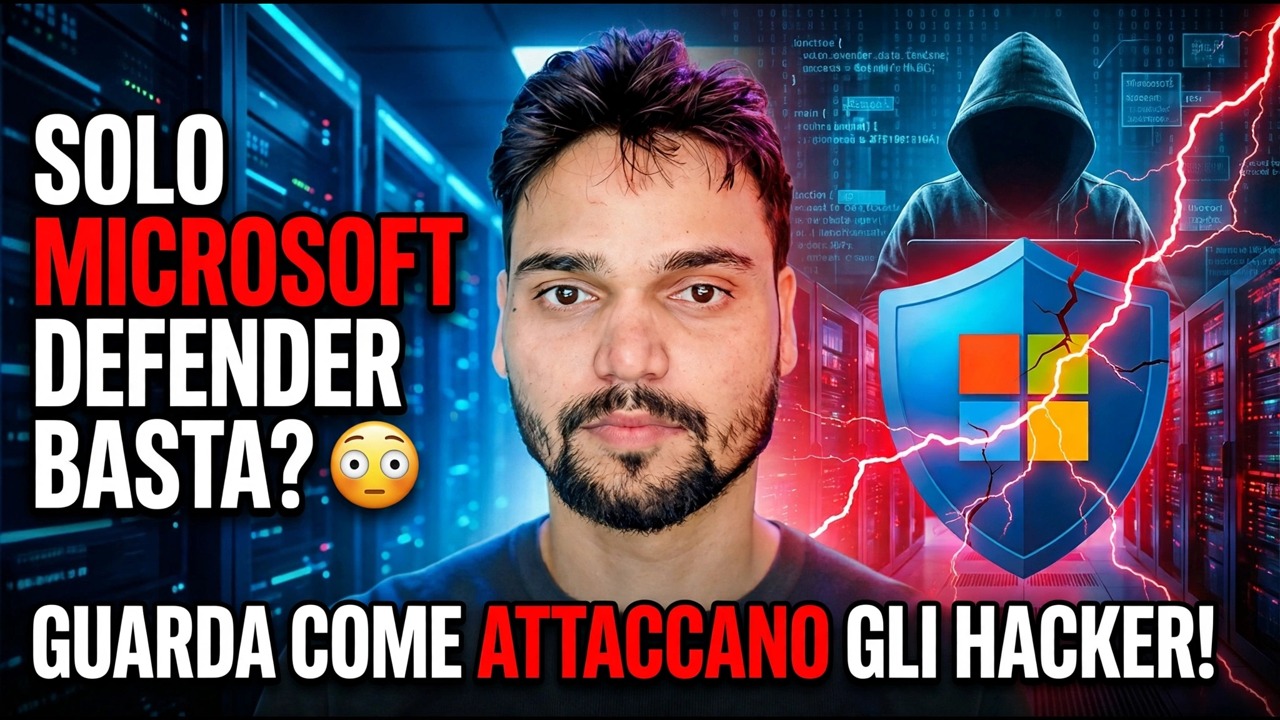 Affidarsi solo a Microsoft Defender? ⚠️ Grande rischio per la sicurezza