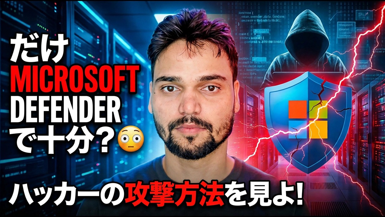 Microsoft Defender だけに頼っていますか? ⚠️ 大きなセキュリティリスク