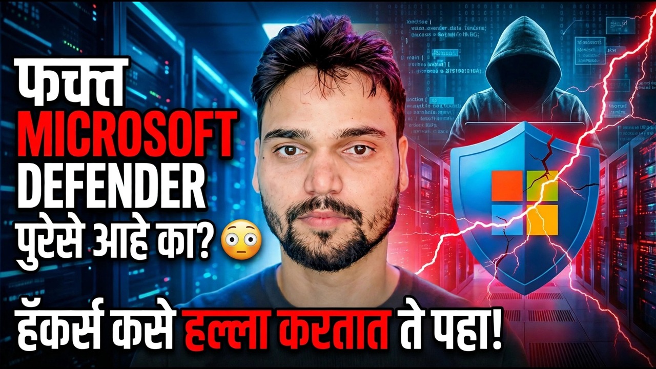 केवळ मायक्रोसॉफ्ट डिफेंडरवर अवलंबून आहात? ⚠️ मोठा सुरक्षा धोका