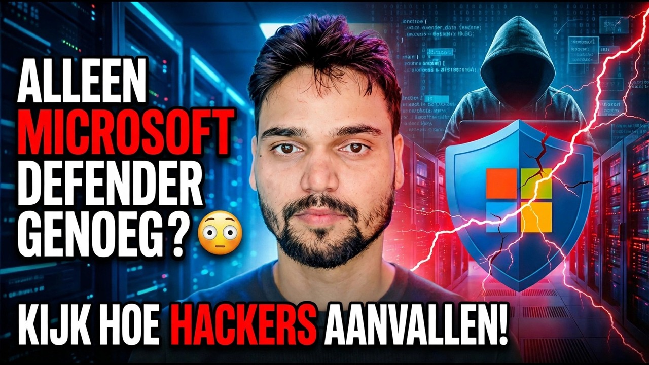 Alleen vertrouwen op Microsoft Defender? ⚠️ Groot veiligheidsrisico