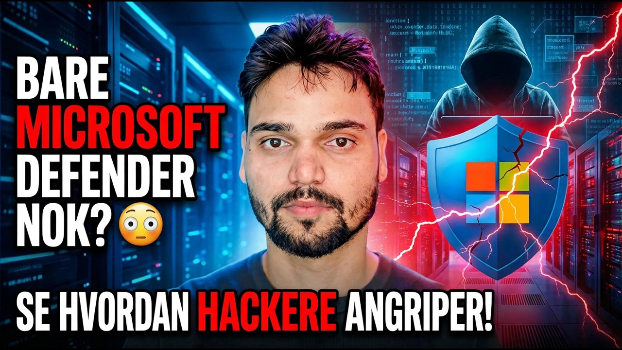 Stoler du bare på Microsoft Defender? ⚠️ Stor sikkerhetsrisiko