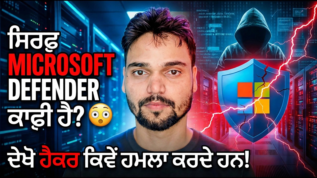 ਸਿਰਫ ਮਾਈਕ੍ਰੋਸਾਫਟ ਡਿਫੈਂਡਰ 'ਤੇ ਭਰੋਸਾ ਕਰਨਾ? ⚠️ ਵੱਡਾ ਸੁਰੱਖਿਆ ਜੋਖਮ