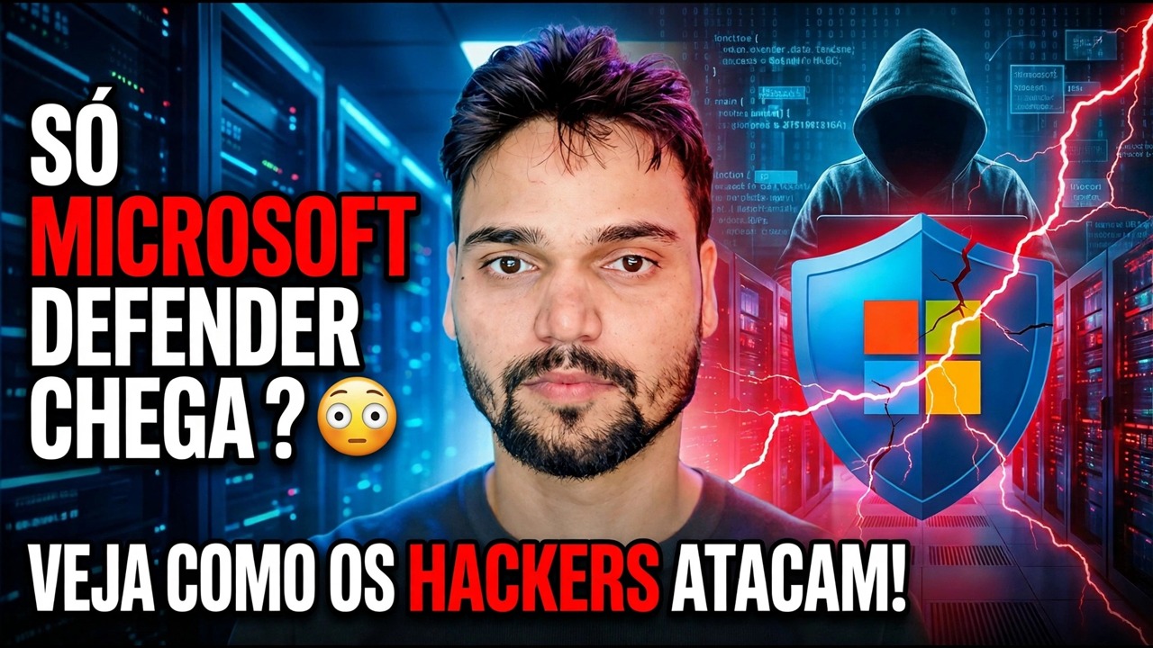 Dependendo apenas do Microsoft Defender? ⚠️ Grande risco de segurança