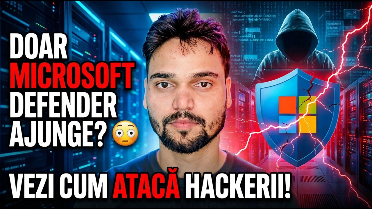 Te bazezi doar pe Microsoft Defender? ⚠️ Risc mare de securitate