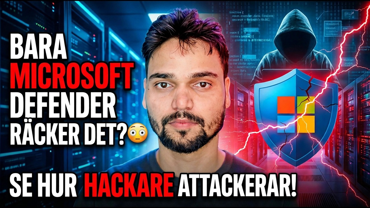Lita bara på Microsoft Defender? ⚠️ Stor säkerhetsrisk
