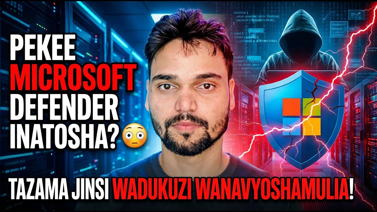 Unategemea Microsoft Defender Pekee? ⚠️ Hatari Kubwa ya Usalama