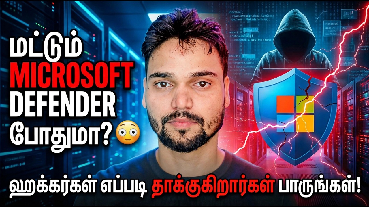மைக்ரோசாஃப்ட் டிஃபென்டரை மட்டும் நம்பியிருக்கிறீர்களா? ⚠️ பெரிய பாதுகாப்பு ஆபத்து