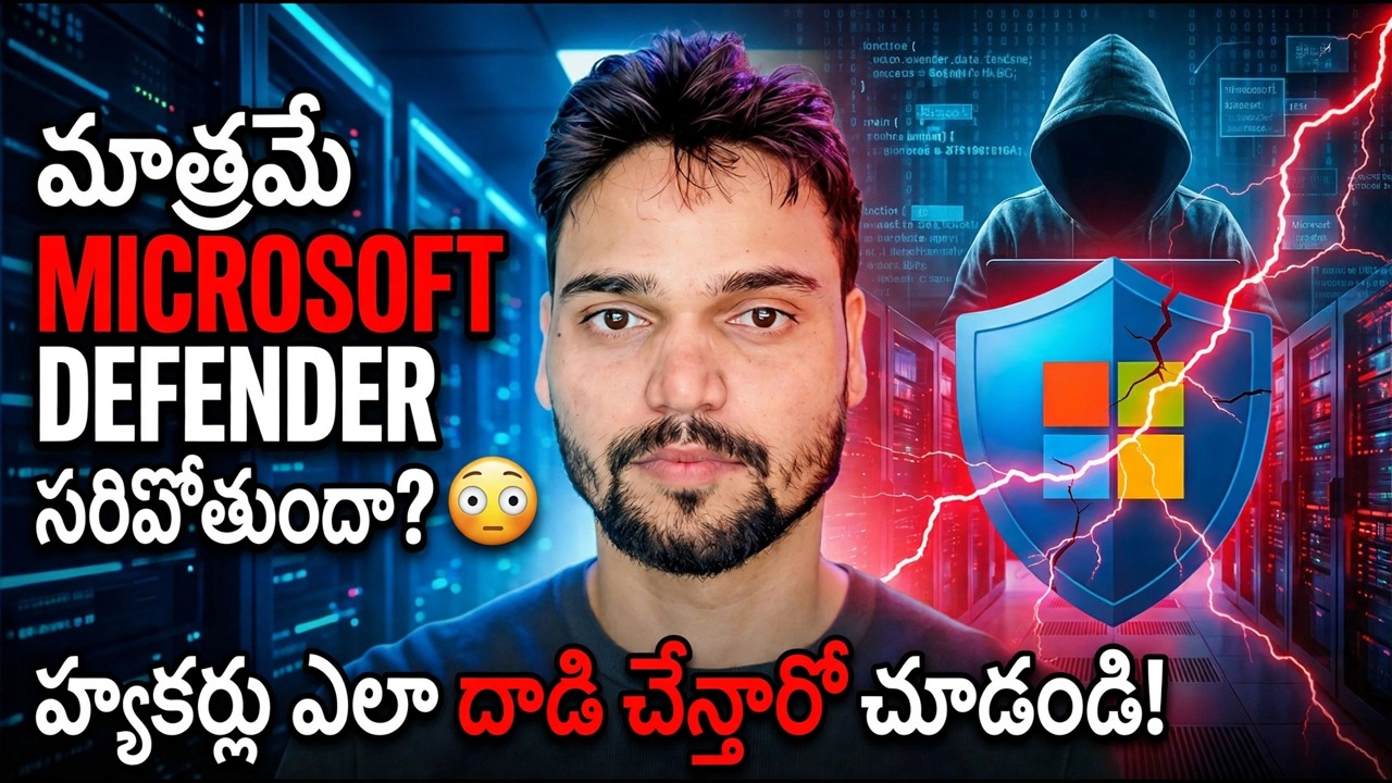 మైక్రోసాఫ్ట్ డిఫెండర్‌పై మాత్రమే ఆధారపడుతున్నారా? ⚠️ పెద్ద భద్రతా ప్రమాదం