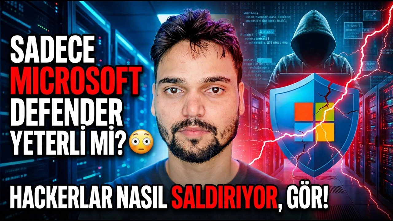 Yalnızca Microsoft Defender'a mı Güveniyorsunuz? ⚠️ Büyük Güvenlik Riski