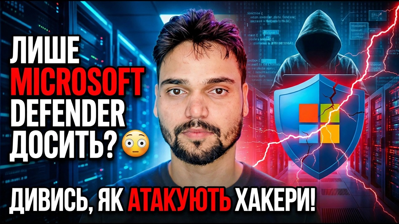Покладаєтеся лише на Microsoft Defender? ⚠️ Великий ризик безпеці