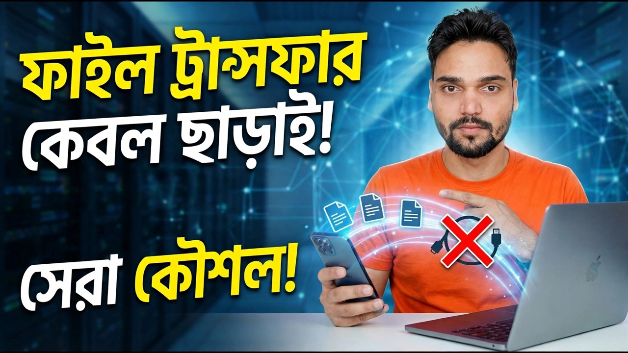 USB কেবল ব্যবহার করা বন্ধ করুন ⚠️ পরিবর্তে দ্রুত শেয়ার ব্যবহার করুন