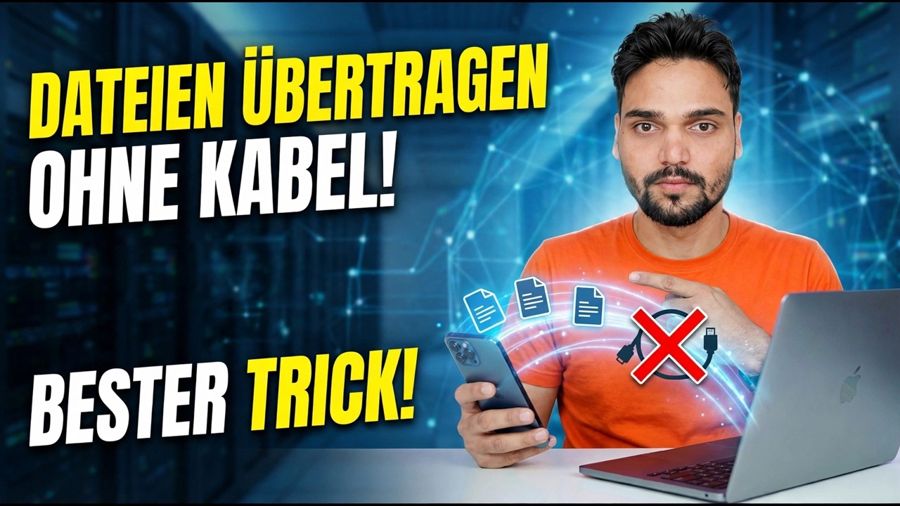 Verwenden Sie kein USB-Kabel mehr. Verwenden Sie stattdessen Quick Share
