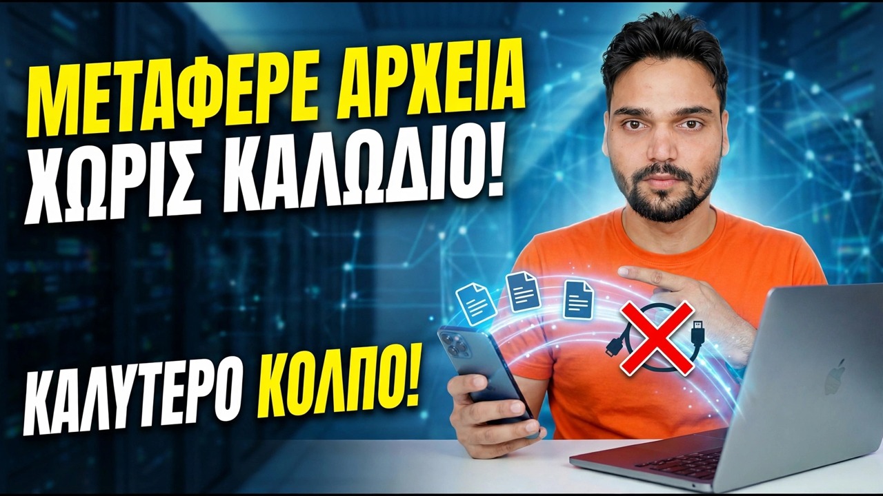 Σταματήστε τη χρήση του καλωδίου USB ⚠️ Χρησιμοποιήστε το Quick Share Αντ' αυτού