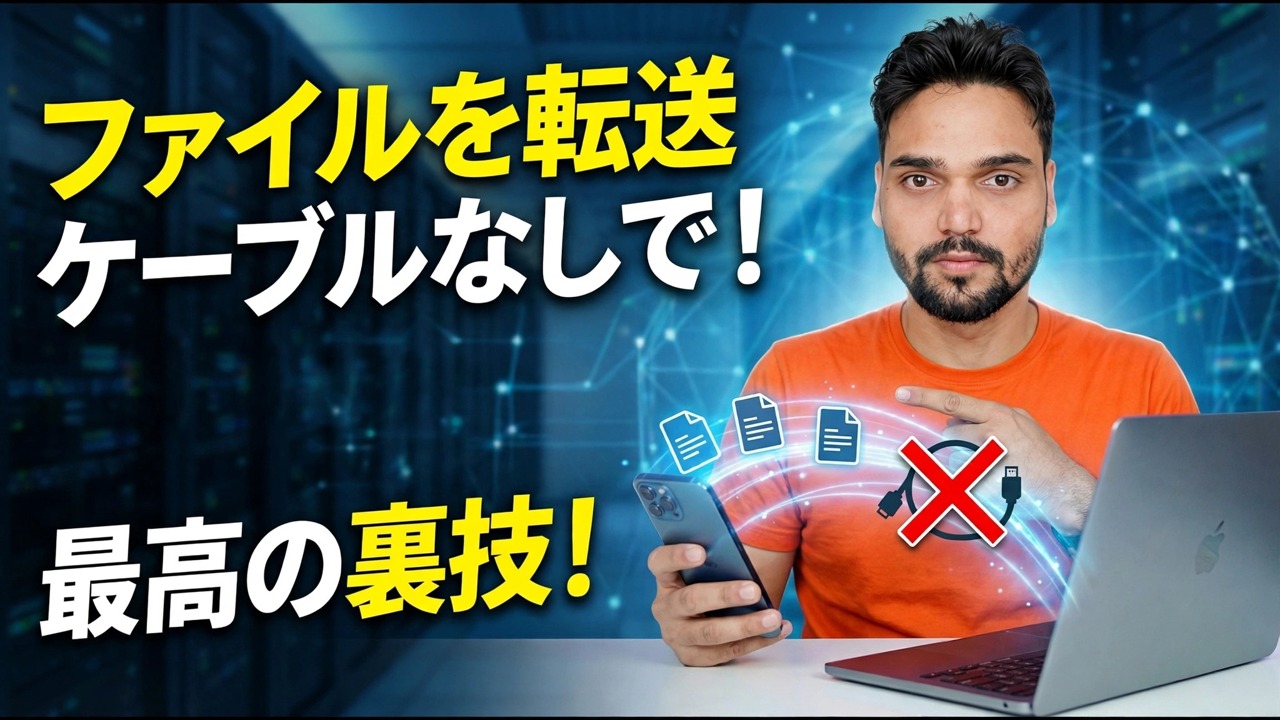 USB ケーブルの使用をやめてください ⚠️ 代わりにクイック共有を使用してください