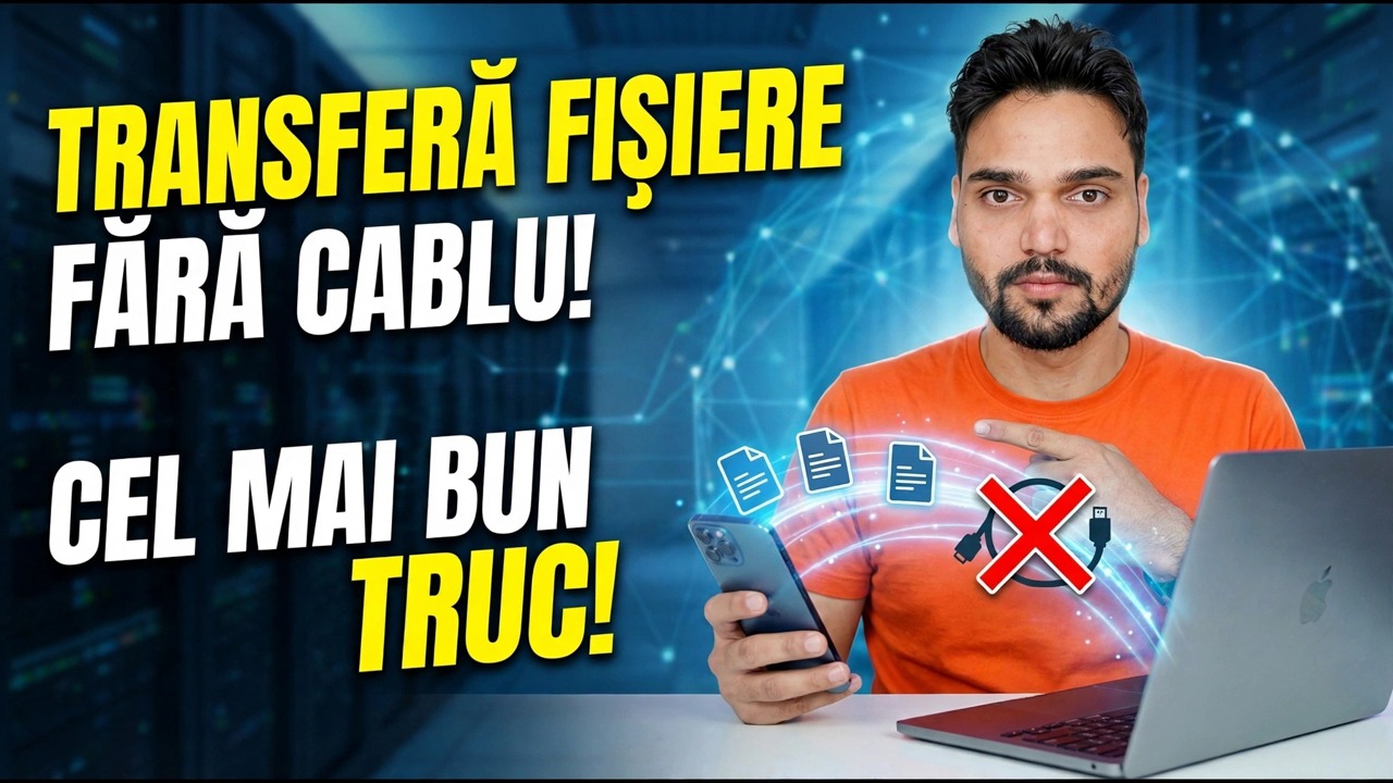 Nu mai folosiți cablul USB ⚠️ Folosiți în schimb Quick Share