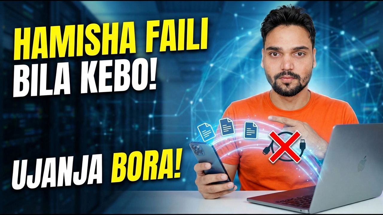 Acha Kutumia Kebo ya USB ⚠️ Tumia Kushiriki Haraka Badala yake