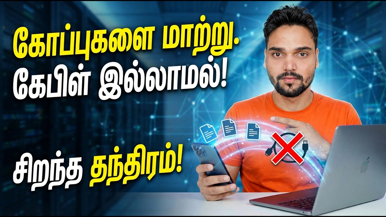 USB கேபிளைப் பயன்படுத்துவதை நிறுத்துங்கள் ⚠️ பதிலாக Quick Share ஐப் பயன்படுத்தவும்