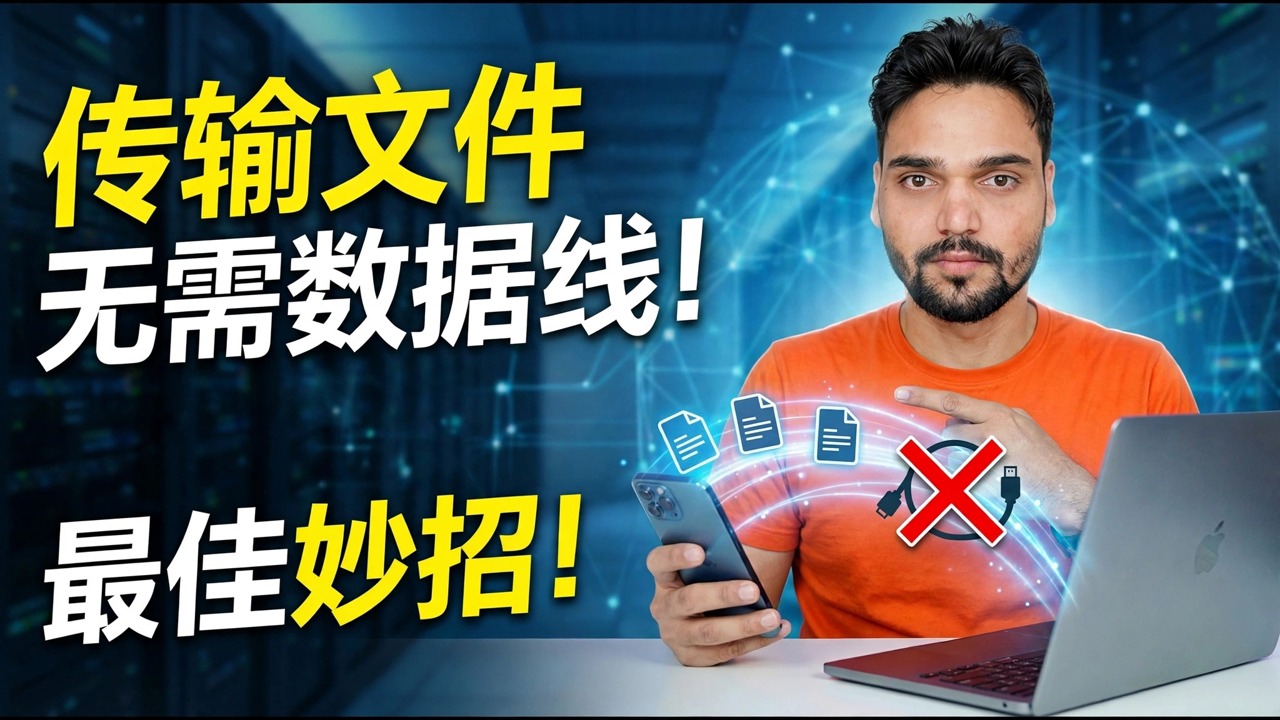 停止使用 USB 数据线 ⚠️ 使用快速分享