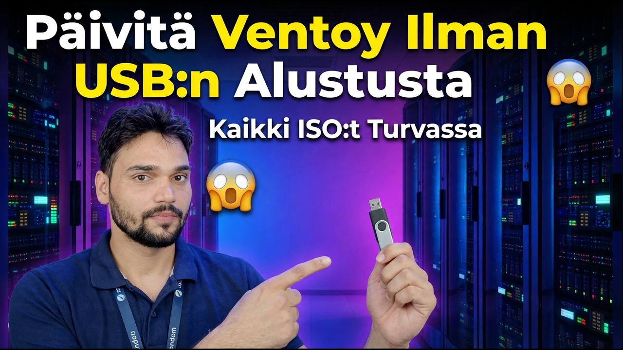 Päivitä Ventoy formatoimatta Pendriveä 😱
