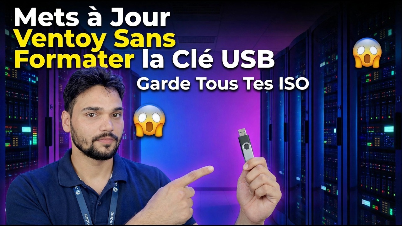 Mettre à jour Ventoy sans formater la clé USB 😱