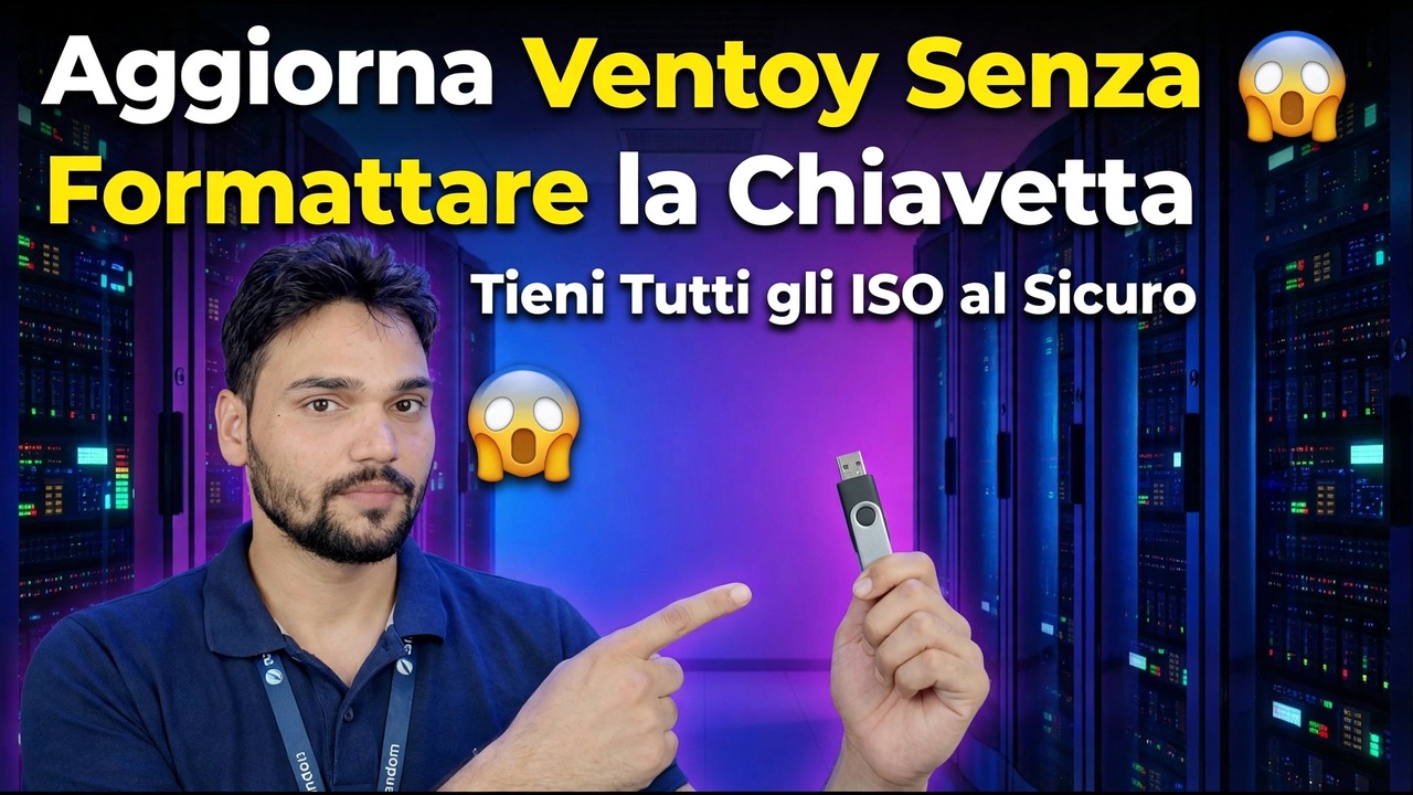 Aggiorna Ventoy senza formattare la pendrive 😱