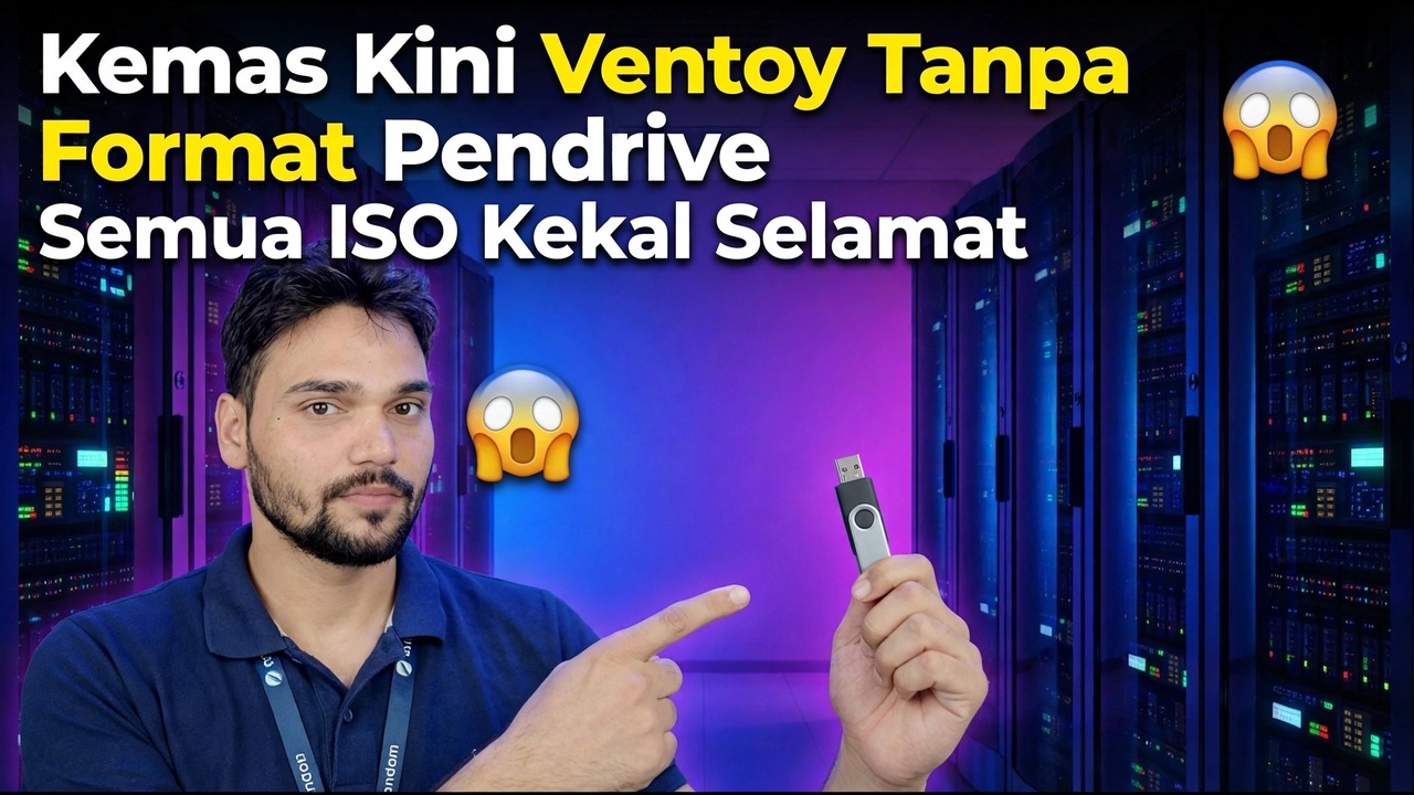 Kemaskini Ventoy Tanpa Format Pendrive 😱