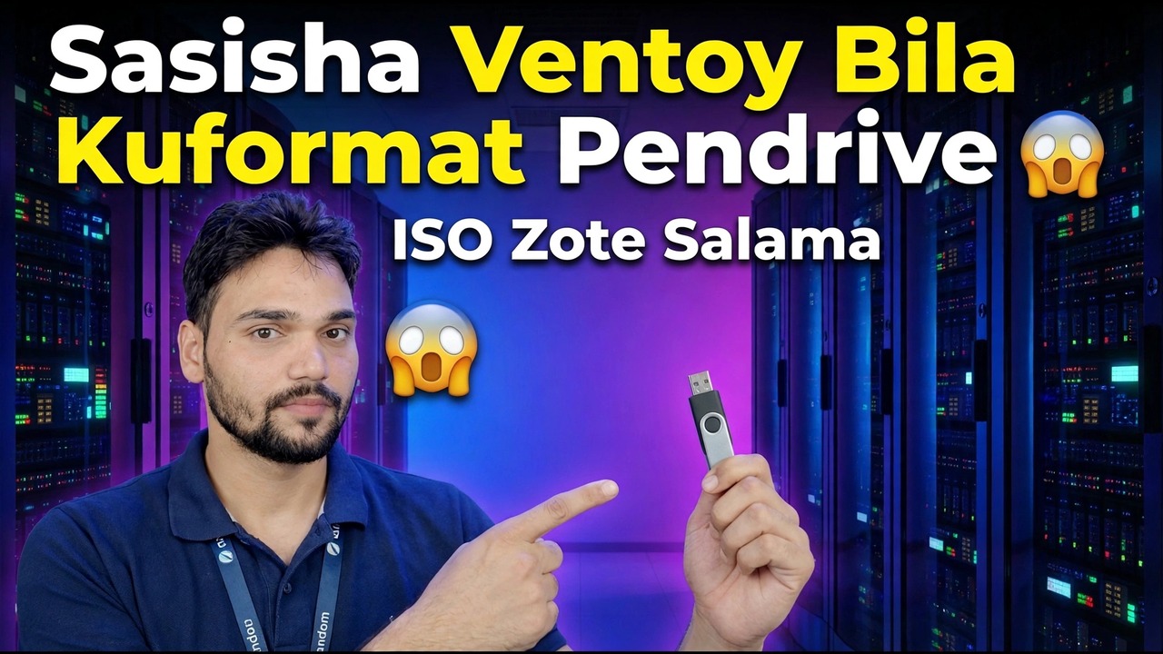 Sasisha Ventoy Bila Kuumbiza Pendrive 😱