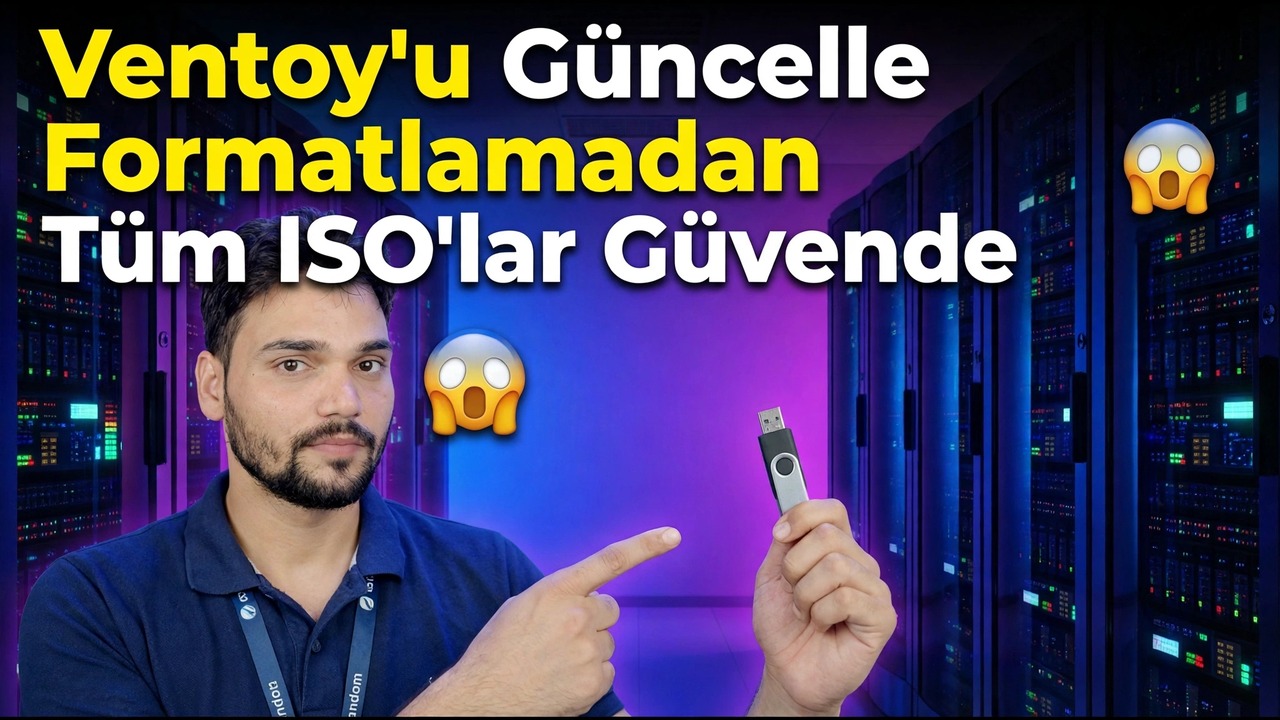 Pendrive'ı Formatlamadan Ventoy'u Güncelleyin 😱
