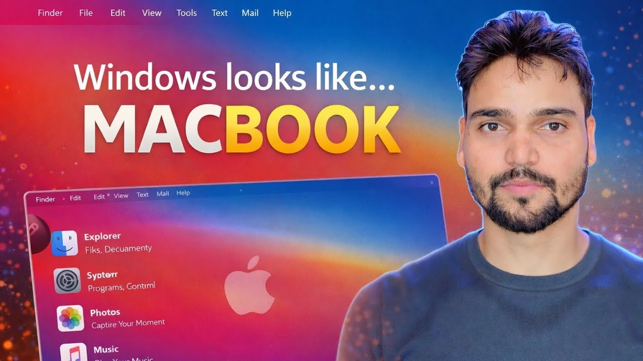 Windows 11 को macOS में बदलें! (पुराने लैपटॉप पर काम करता है)