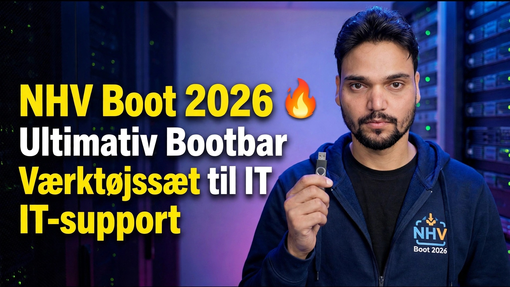 NHV Boot 2026 🔥 Ultimate Bootable Toolkit til IT-support