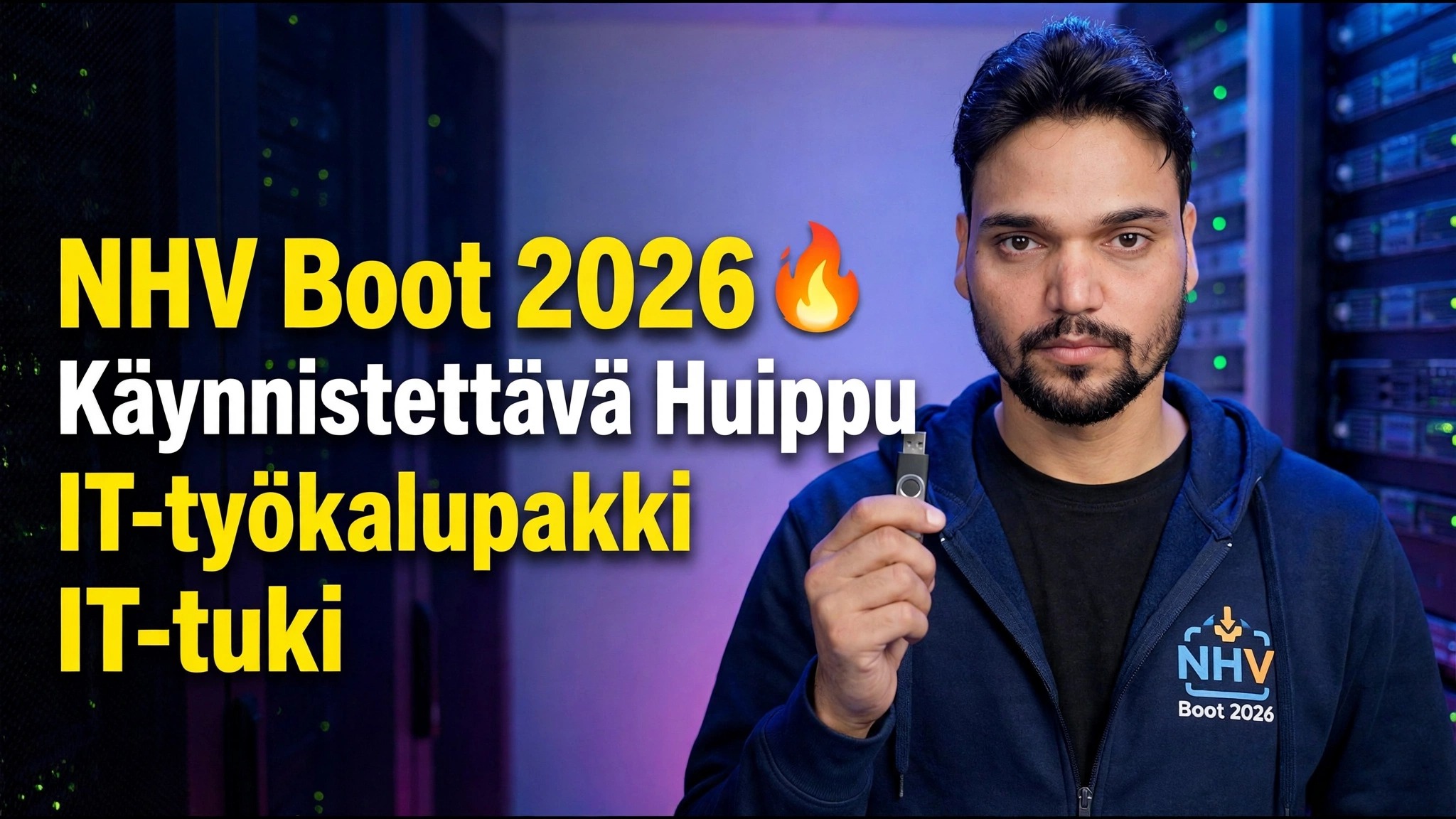 NHV Boot 2026 🔥 Ultimate Bootable Toolkit IT-tukeen