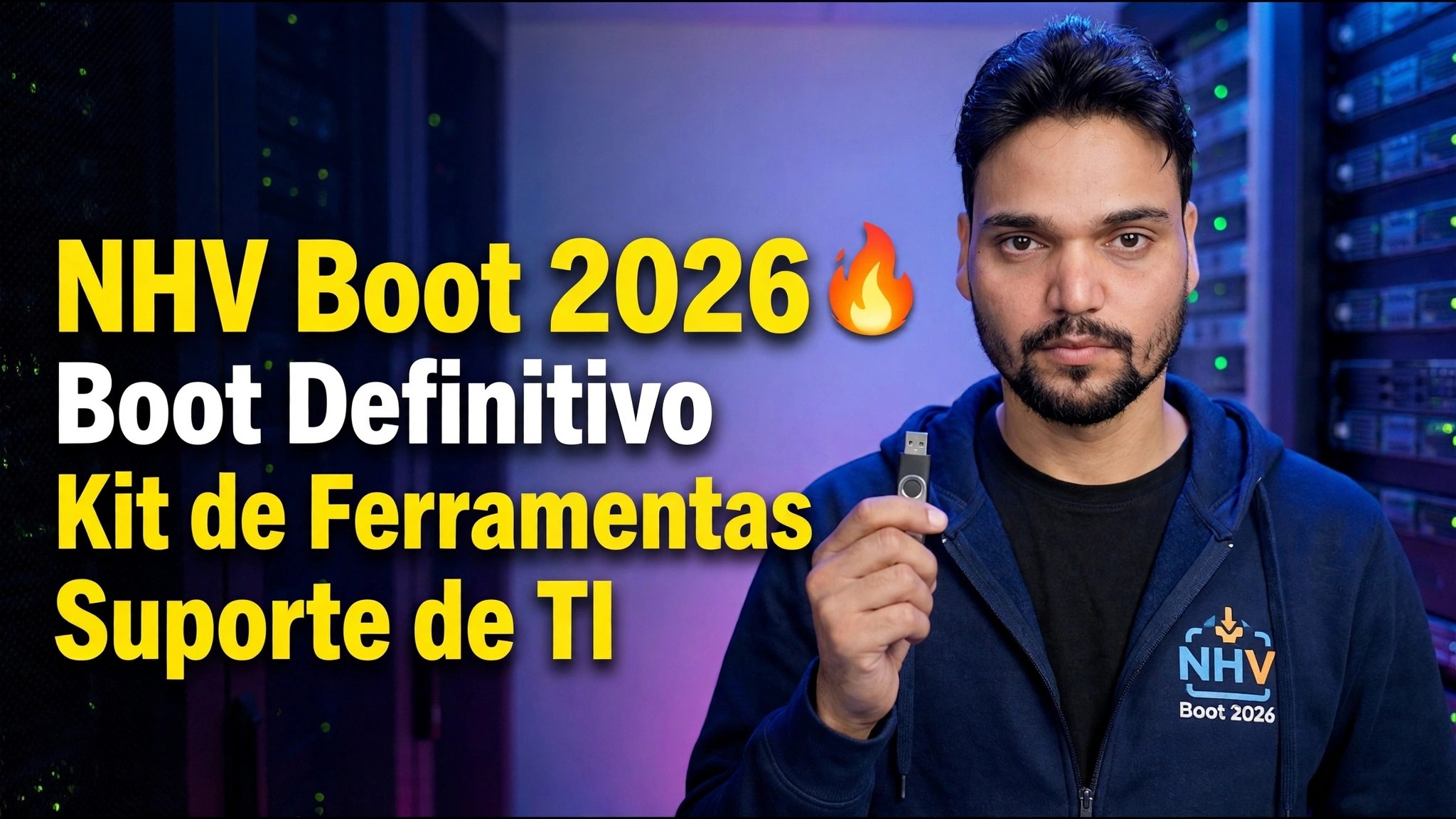 NHV Boot 2026 🔥 Ultimate Bootable Toolkit para suporte de TI