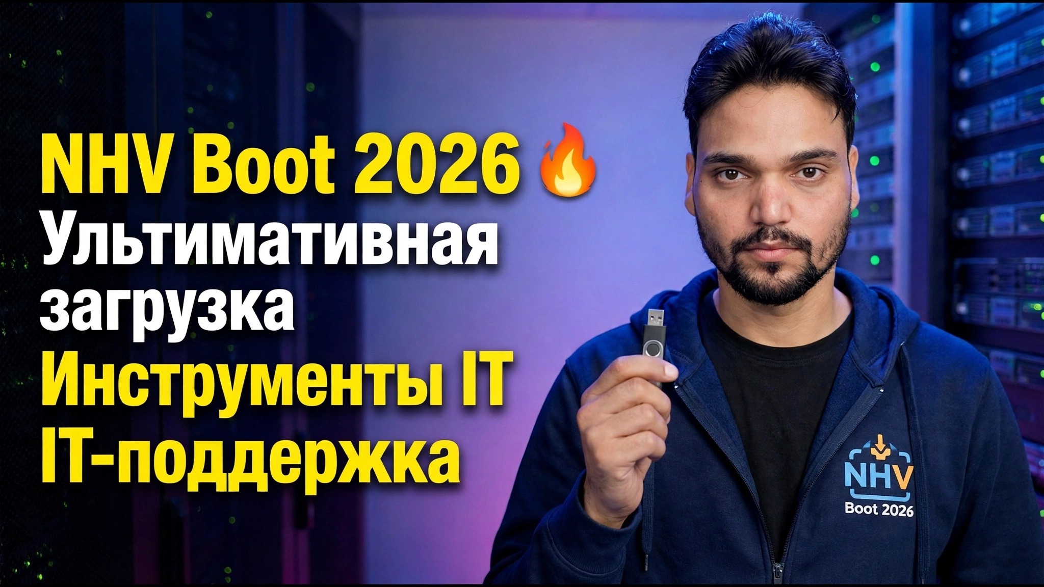 NHV Boot 2026 🔥 Полный загрузочный набор инструментов для ИТ-поддержки