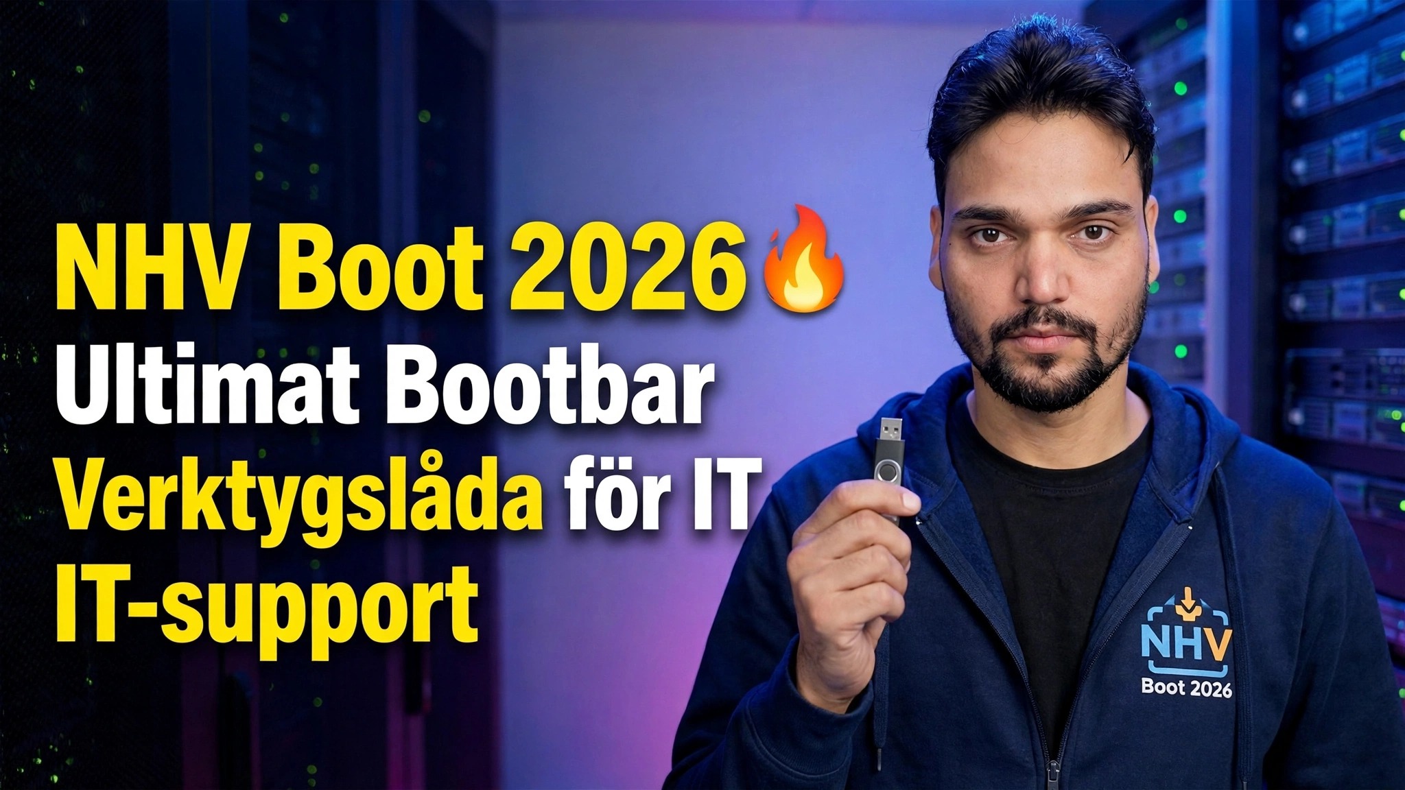 NHV Boot 2026 🔥 Ultimate Bootable Toolkit för IT-support