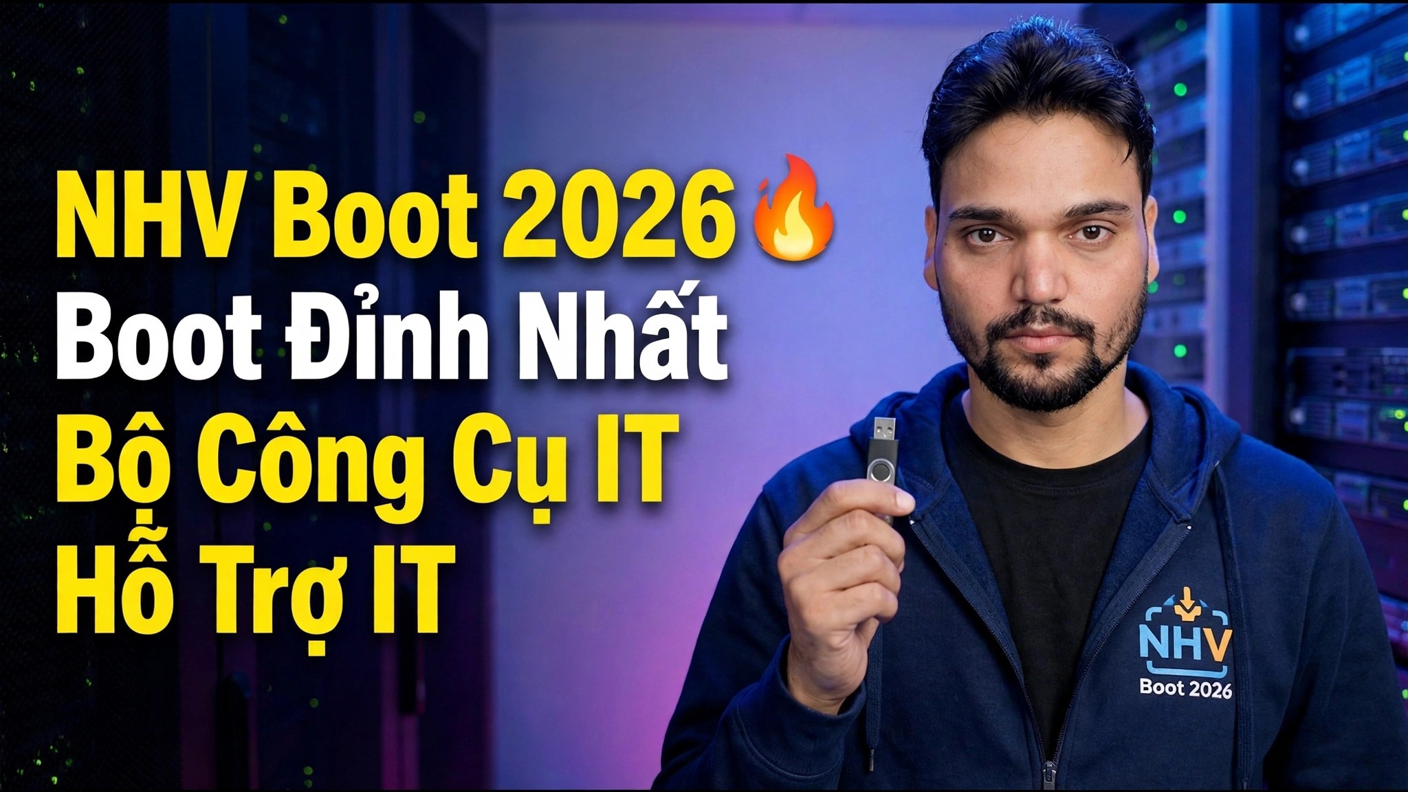 NHV Boot 2026 🔥 Bộ công cụ có khả năng khởi động tối ưu dành cho hỗ trợ CNTT
