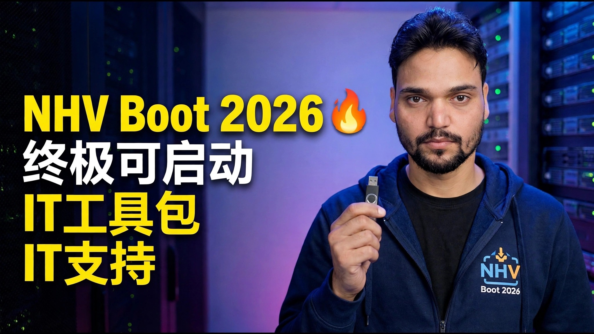 NHV Boot 2026 🔥 用于 IT 支持的终极可启动工具包