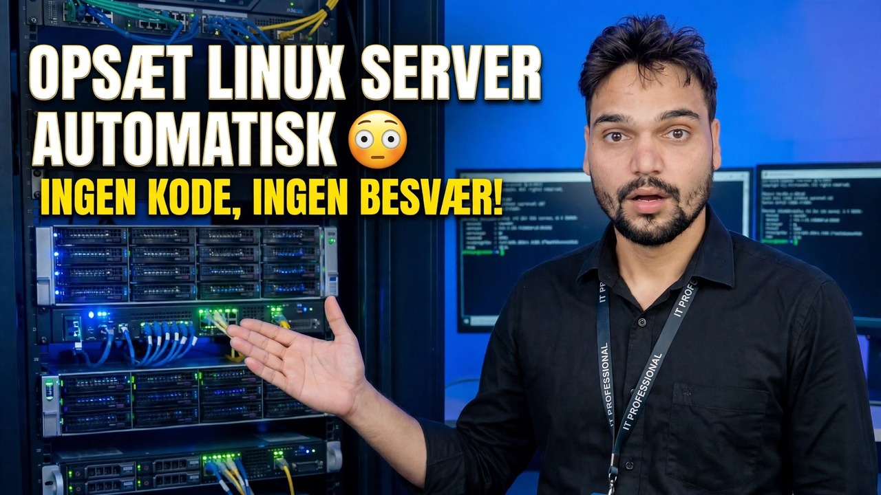 Konfigurer Linux Server automatisk 😳 Ingen kodning, intet hårdt arbejde!