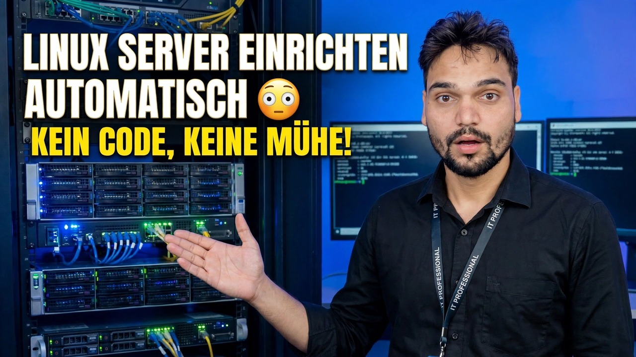 Linux-Server automatisch einrichten 😳 Kein Programmieren, keine harte Arbeit!