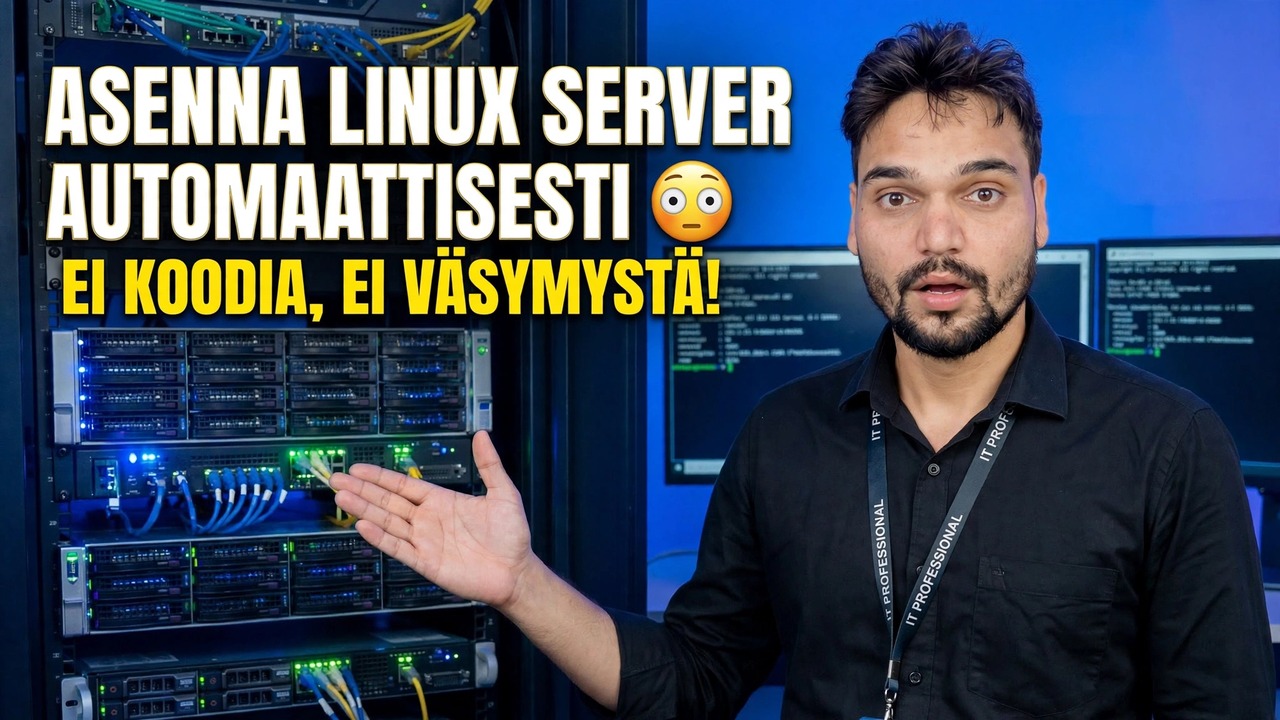 Asenna Linux-palvelin automaattisesti 😳 Ei koodausta, ei kovaa työtä!