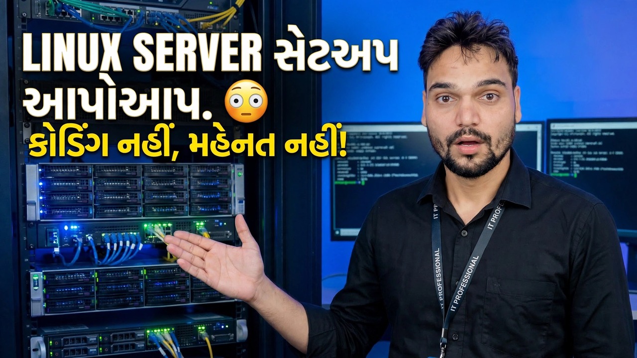 લિનક્સ સર્વર આપોઆપ સેટ કરો 😳 કોઈ કોડિંગ નહીં, સખત મહેનત નહીં!